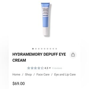comfort zone Hydramemory Depuff Eye Cream - Blue